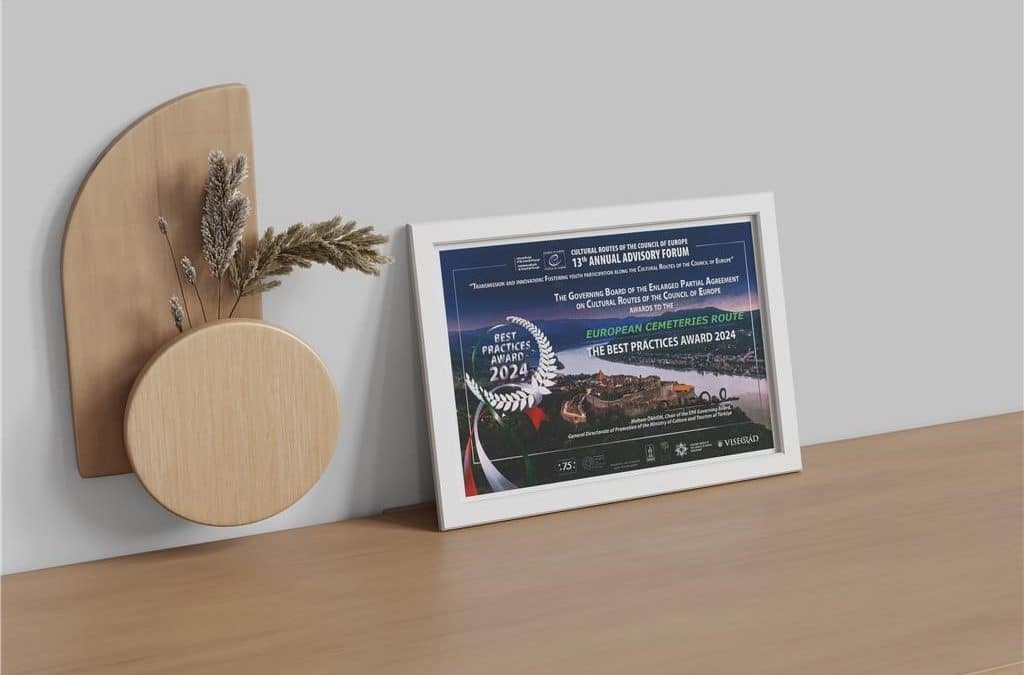 European Cemeteries Route receives Best Practice Award 2024